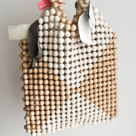 Rosantica Emi Beaded Tote w Pouch and Dust Bag - Picture 4 of 5